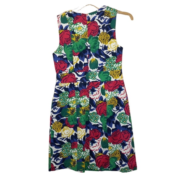 Boden Retro Pocket Floral Print Sheath Dress Size 8 - Picture 6 of 16